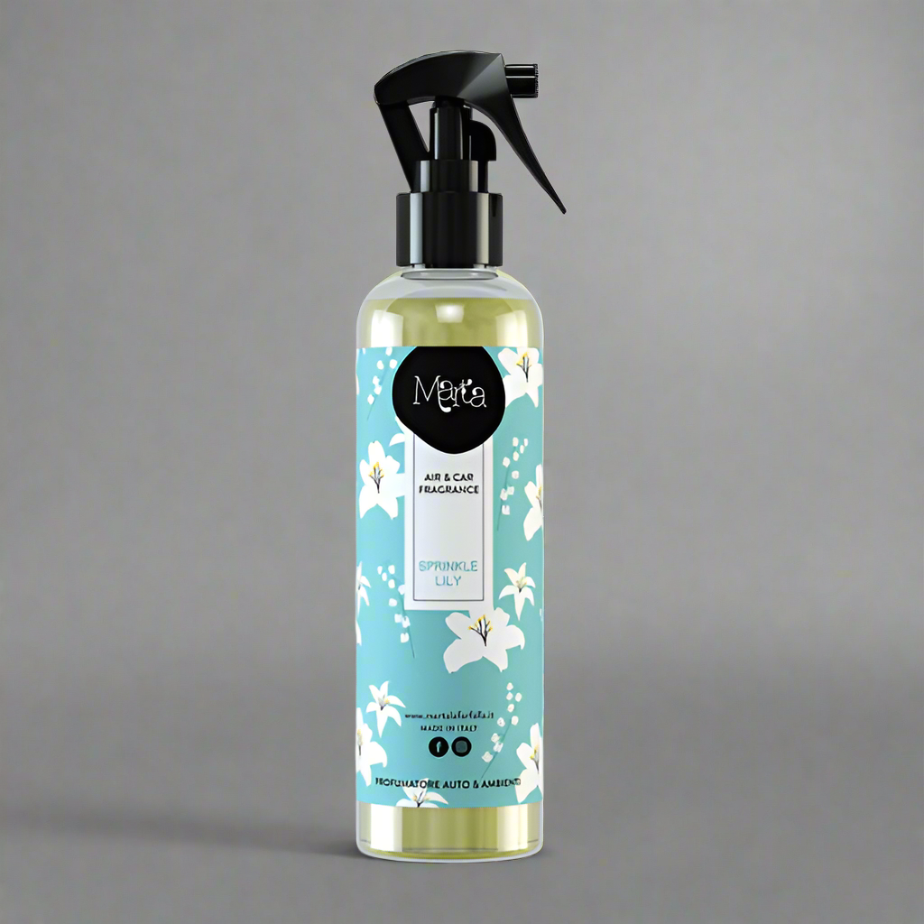 Osvježivač prostora 250ml Fra-Ber (Marta La Farfalla) MARTA LA FARFALLA) u spreju Osvježavajući miris s morskim i biljnim notama – SPRINKLE LILY