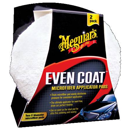 Spužva od mikrofibre 2kom (12.5cm promjer) Meguiars EVEN COAT MICROFIBER APPLICATOR PADS (2PACK)